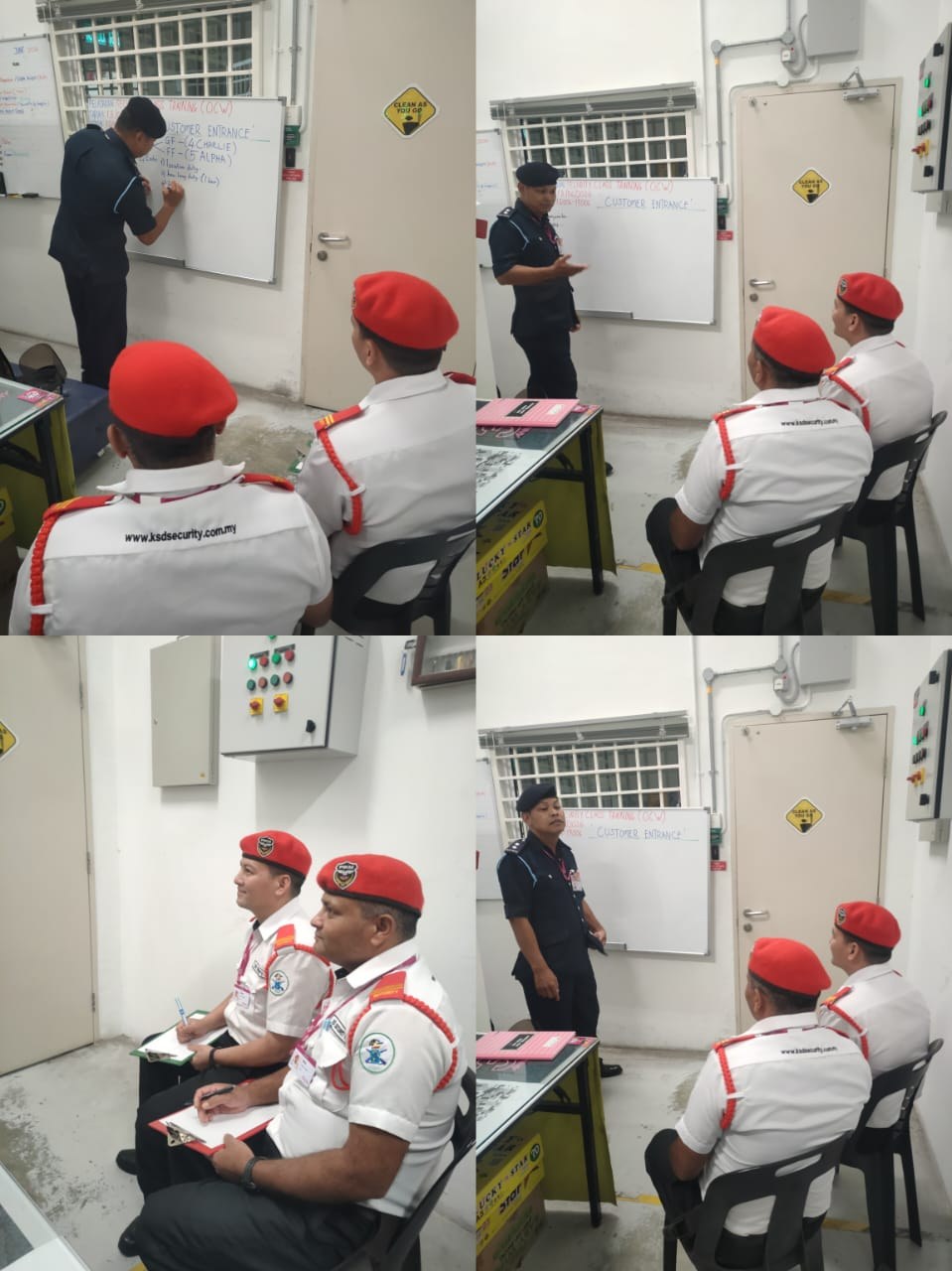 KSD Security OCW mall security class training session at AEON Falim, June 2026