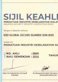 SIJIL KEAHLIAN PIKM 2020