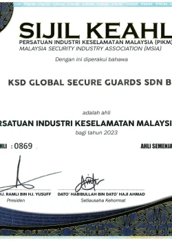 SIJIL KEAHLIAN PIKM 2023